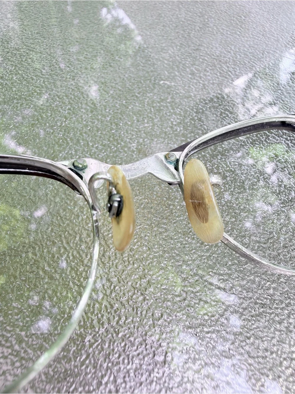 Vintage Cat Eye Eyeglass Frames Etched Design-  Genuine 1950’s to 60’s